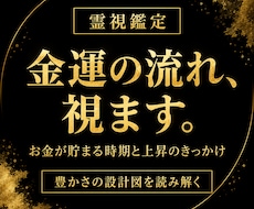 金運鑑定・金運波動を呼び覚まし霊視鑑定します イメージ1