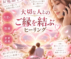 あなたの想いを伺い♡その場で縁結びヒーリングします イメージ1
