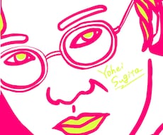 アイコンにおすすめ！！「顔面似顔絵」描きます 「変えたいな〜」と思ったら！すぐ変えちゃいましょ♪