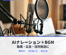 AIでナレーションとBGMを作ります イメージ1