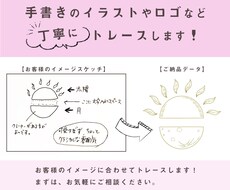 イラスト・ロゴをトレースしデータ化します ボヤけた画像でも丁寧にトレースします！