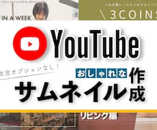 文言オプションなし｜サムネイル作成します おしゃれなyoutube用サムネイル！即日対応