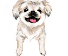 犬のイラスト描きます イメージ1