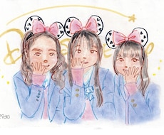 似顔絵オーダー　写真を見てお描きします イメージ1