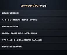 ポーカーのコーチングをします 質問無制限で1ヶ月間コーチングします。