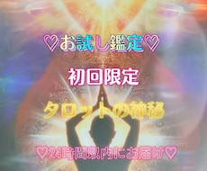 初回限定★タロットであなたの知りたいことを見ます お試し鑑定♪24時間以内にお届けします。