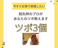 あなたの症状にあったツボの場所をお教えします イメージ1