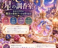 占いとあなただけの魔法の香水アートを作ります イメージ1
