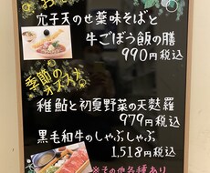 暖かみのあるブラックボードを作成します イメージ1