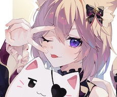 鮮やかで魅力的なイラストお描きいたします アイコン・サムネイル・歌ってみた・立ち絵・TRPG等にぜひ♪