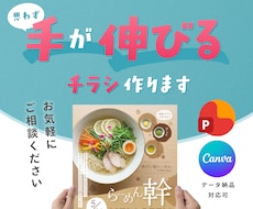 Canva・パワポでも編集できるチラシ制作します 低価格で丁寧、高クオリティなデザインをご提供！