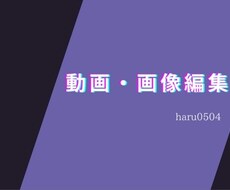 テロップ、切り抜きを全般にやっています イメージ1
