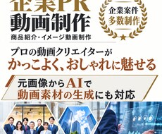 カッコいい・お洒落な高品質なPR動画制作します 企業・サービスの魅力を伝える、見やすく印象的なPR動画