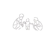 似顔絵のデザインをします 【お安く、さらっとデザイン性があるものが丁度いい】