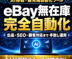 AI搭載の最先端自動化ツールでeBay自動化します イメージ1