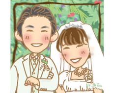 ほのぼの・かわいい♪♪　似顔絵のプロが描きます SNSのプロフィール画像の好感度、急上昇！！