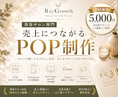 美容サロン専門のPOPを制作します イメージ1