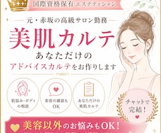 国際資格のプロがあなた専用美肌カルテを作ります イメージ1