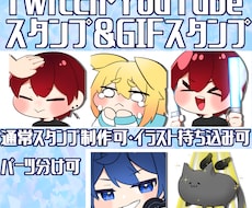 Twitch･Youtubeのスタンプ制作します イメージ1