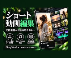 支給素材でSNSショート動画を編集します イメージ1