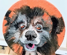 大切なペットちゃんの肖像画を油絵で描きます イメージ1