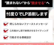 読まれないLPを“読ませるLP”に変えます 忖度一切なし！読まれない動かない原因を言語化します