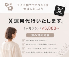 X運用代行いたします イメージ1