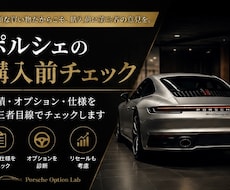ポルシェ購入前の見積・仕様をチェックします イメージ1