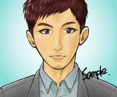 営業マンにおすすめ！男性のイラストアイコン描きます ！イラストで印象付けを一歩リードしましょう！
