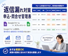 Googleフォーム受付を管理表へ自動反映します イメージ1