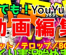 YouTuberが編集代行します イメージ1
