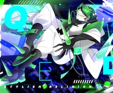 簡単なキャラクターイラストと楽曲動画作ります GIF制作や短い楽曲プレビューにおすすめ