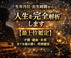 閲覧注意】生年月日・出生時間で人生を完全解析します イメージ1