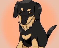 年賀状やプレゼント・SNSに！ペットを描きます 飼い主様と一緒や複数匹もOK！服や小物も追加できます！