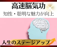 頭の回転・発想力・判断力を鍛える「高速脳気功」ます 高速脳×能力開発の気功技術6つで聡明さ・魅力をアップデート！