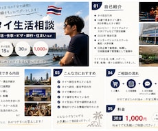タイ生活の悩み事を解消します イメージ1
