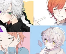 歌ってみたサムネ、グッズ、配信用イラスト描きます イメージ1