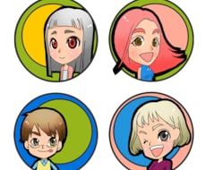 SNSやブログで使えるミニキャラを描きます デフォルメしたミニキャラと文字で分かりやすく