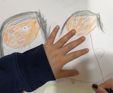 5歳児が心を込めてあなたの可愛い似顔絵描きます イメージ1
