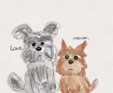 愛犬のイラスト作成受付してます イメージ1