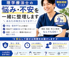PT向け｜実習・臨床の悩みを電話で整理します 学生・若手PT歓迎｜評価→問題点→治療方針をその場で整理