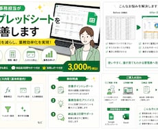現役事務担当がスプレッドシートを改善します イメージ1