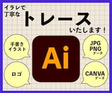 手書きのイラストをAiデータ化します イメージ1