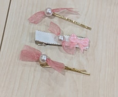 ご希望のパーツでヘアアクセサリー作ります 好きなパーツを使って自分らしいヘアアクセサリーを作りましょう