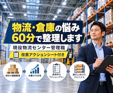 物流・倉庫のお悩みを整理します 生産性・在庫・出荷品質・人員など現場のお悩みにアドバイス