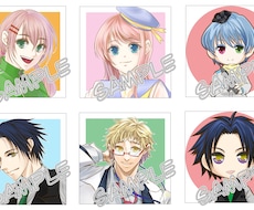 SNS用アイコン・全身イラスト描きます イメージ1