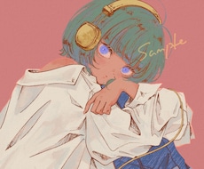 歌ってみたやアイコンに！女の子イラストを制作します イメージ1