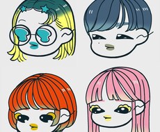 あなたらしさを取り入れた似顔絵アイコンを描きます イメージ1