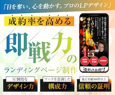 丸投げ！ターゲットに刺さるLP制作致します D2C、BtoB、通販、無形商材、男性、女性、ジャンル不問！