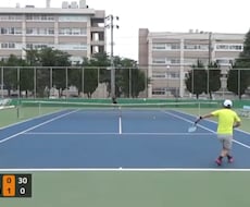 テニス等の試合動画の編集・スコア付けをします イメージ1
